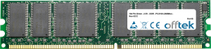  184 Pin Dimm - 2.5V - DDR - PC2100 (266Mhz) - Non-ECC 128MB Module