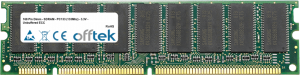  168 Pin Dimm - SDRAM - PC133 (133Mhz) - 3.3V - Non-tamponé ECC 512MB Module