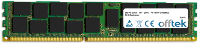 240 Pin Dimm - 1.5v - DDR3 - PC3-8500 (1066Mhz) - ECC Enregistré 8GB Module