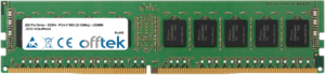  288 Pin Dimm - DDR4 - PC4-17000 (2133Mhz) - UDIMM - ECC Non-tamponé 16GB Module