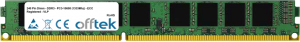  240 Pin Dimm - DDR3 - PC3-10600 (1333Mhz) - ECC Enregistré - VLP 8GB Module