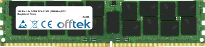  288 Pin 1.2v DDR4 PC4-21300 (2666Mhz) ECC Enregistré Dimm 32GB Module