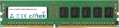  288 Pin 1.2v DDR4 PC4-25600 (3200Mhz) ECC Dimm 16GB Module