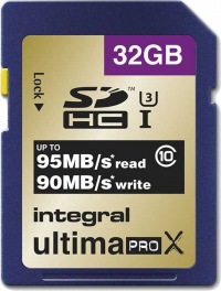 Integral SDHC (Class 10 - 95x) 32GB Carte (Class 10 - 95MB/s)