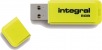 Integral Neon USB Lecteur 8GB Lecteur (Yellow)