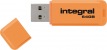 Integral Neon USB Lecteur 64GB Lecteur (Orange)