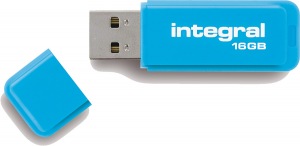 Integral Neon USB Lecteur 16GB Lecteur (Blue)